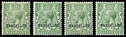 GB 1912-1951 KGV-KGVI mint collection on stock cards and pages. ...