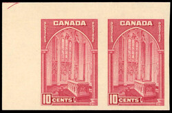 Canada SG 363 10c rose-carmine imperforate pair mint 1938 10c ...