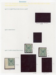 I.F.S. Barwani SG 1-6a balance of the collection1917-21 mint and used ...