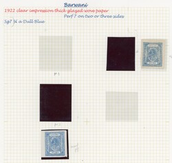 I.F.S. Barwani SG 7-16 balance of the collection1922-23 mint and used ...