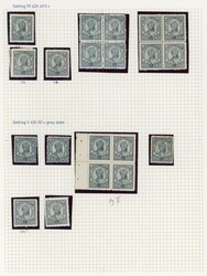 I.F.S. Barwani SG 32A-36A close setting mint and used ...