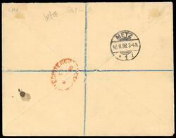 Morocco Agencies SG 1-8 cover with varieties 1898 overprints on ...