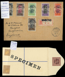 Togo small Postal History group Postal History. 1915-20 small group ...