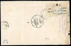 Zululand SG 5, 10 on 1903 cover to Norway 1903 envelope (slightly ...