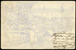 India Boer War manufactured P.O.W. ppc used 1902 Dagshai P.O.W. camp ...