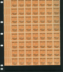 IFS Travancore-Cochin SG O10f/14e unused group Officials. Type O2 ...