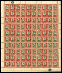 Malaya Japanese Occupation SG J311-7 1944 Red Cross sheets mint 1944 ...