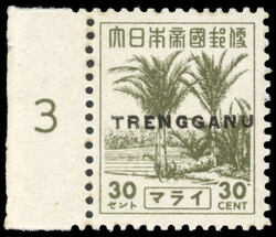 Thai Occupation of Trengganu SG TT26 30c Pictorial mint 1944 ...