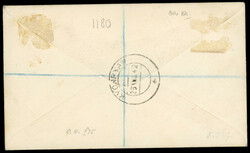 Burma Japanese Occupation SG J25/32 cover1942 local registered Lim ...
