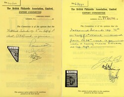 Falkland Islands SG 13, a 1891 ½d on 1d red-brown bisects used 1891 ...