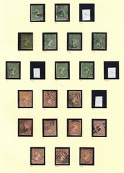 Falkland Islands SG 15-38 1891-1902 set collection used 1891-1902 ...