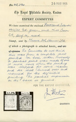 Falkland Islands SG 60ca ½d deep olive printed both sides used 1919 ...