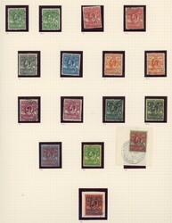 Falkland Islands SG 116-126 Whale and Penguin set plus line perfs ...