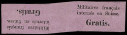 5655162: Switzerland Free Postage for the Military