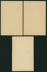 三五六葉書3銭, 5銭, 6銭 未使用 見本 ...