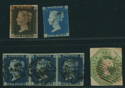 英国 1840 1d,2d(4) など 済 ...