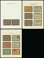 英国 1929 UPU 切手帳ペーン7点+表紙 未使用  UK 1929 UPU ...