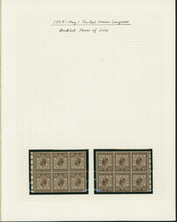 英国 1929 UPU 切手帳ペーン7点+表紙 未使用  UK 1929 UPU ...