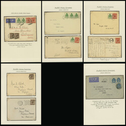 英国 1929 UPU 低額切手のみ カバー8通  UK 1929 UPU , 8 ...