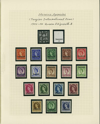 英国 British Postal agencies in Morocco, Tangier international zone ...