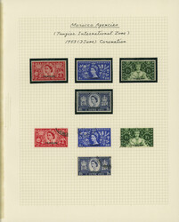 英国 British post offices in Morocco, Tangier international zone ...