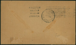 ジャマイカ Red Cross Charity Stamp, 1917 1.5p war tax stamp ...