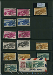 航空切手 済 ストックブック１冊 6ページ ...