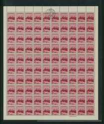 2次普通50銭 シミ 4シート 切手200枚 主に未使用 ...