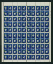 2次動植物1/2c, 1 1/2c 未使用 6シート 一部目打離れ、1 ...