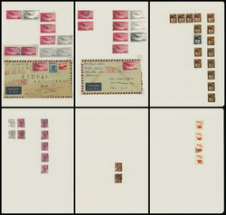 琉球 貼込帳 14リーフ カバー2通 天女航空30Ｂ円 ...