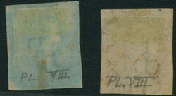 英国 1840,1841 1d Matched Pair 8版 pos.KC 済 サケ UK 1840,1841 ...