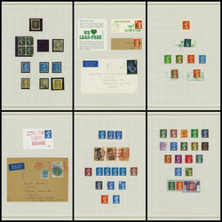 英国 ペニーブラック Penny black pl.9 など 済 30ページ ...