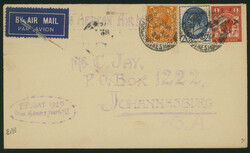 英国 1929 UPU 1p, 2.5p など キズ 日付印 1929-08-07 ...