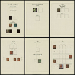 英国 1841年〜1965年 37リーフ 主に使用済 ...