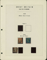 英国 1841年〜1965年 37リーフ 主に使用済 ...