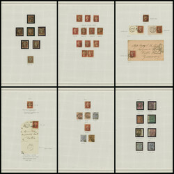 英国 QV 普通切手 17リーフ 済 UK QV Definitives 17 leaves ...