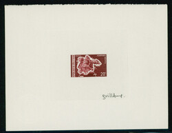 コートジボワール 1971 20fr Artist Signed Die Proof 貝 ...