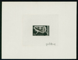 コートジボワール 1971 25fr Artist Signed Die Proof 貝 ...