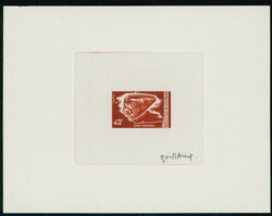 コートジボワール 1971 40fr Artist Signed Die Proof 貝 ...