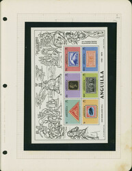 カリブ海地域の切手の切手 主に未使用 82リーフ ...