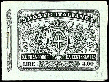 1911 - Libretto da L. 3,60 (2) SPL e perfetto (13.500,00) / [Nuovo ...