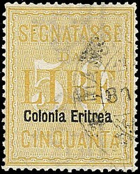 3560: L’Érythrée italienne - Postage due stamps