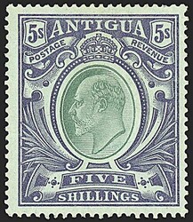 1903 - Edoardo VII - Stemma Araldico (S.G. 31/40) - Serie cpl. 10 val ...