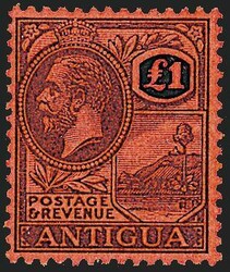 1921/29 - Giorgio V (SG 55/61) Serie cpl 7 val SPL - Il val. da 1 £. ...