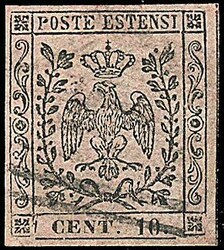 1852 - 10 c. rosa chiaro (2) SPL (125,00) / [Usato]
