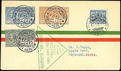 1930 - VATICANO - ROMA - BEYROUTH - Aerogramma dalla Città del ...