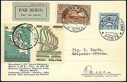1931 - VATICANO - ROMA - TRIPOLI - Cartolina della Crociera Atlantica ...