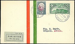 1931 - SAN MARINO - TRIPOLI - Aerogramma da S. Marino (1/6/31) a ...