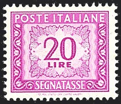 3415200: Italian Republic - Postage due stamps