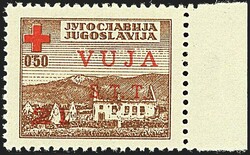 1948 - Pro Croce Rossa, con soprastampa rossa (4A) SPL, centratissima ...